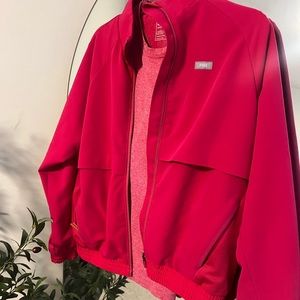 Figs pink jacket and tank top